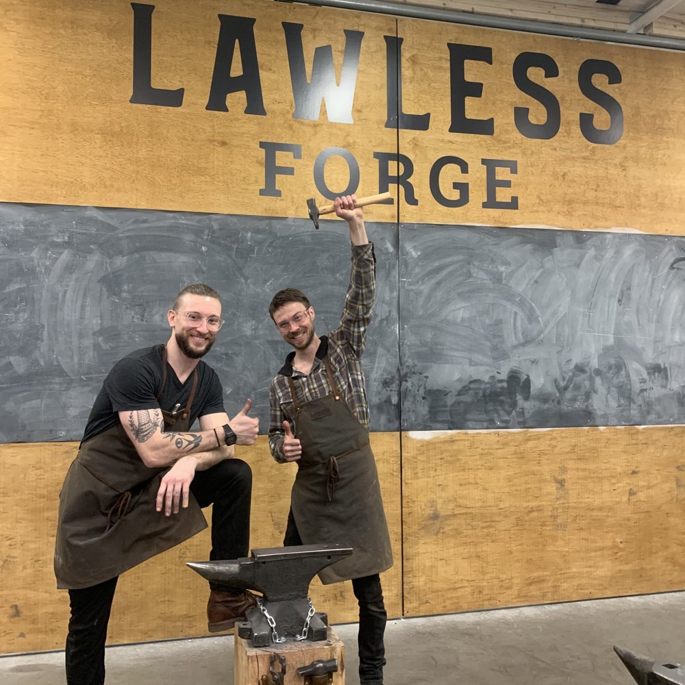 Lawless Forge - Awesome instructors, Zander and Kyle. - Team Building Activities Near Me - Sterling, Virginia Lawless Forge - Awesome instructors, Zander and Kyle. - Team Building Activities Near Me - Sterling, Virginia