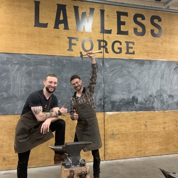 Lawless Forge - Awesome instructors, Zander and Kyle. - Team Building Activities Near Me - Sterling, Virginia Lawless Forge - Awesome instructors, Zander and Kyle. - Team Building Activities Near Me - Sterling, Virginia