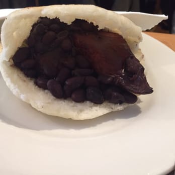 Arepas Cafe - Veggie arepa-- maduros, black beans , and sliced avocado - Venezuelan Near Me - Astoria, New York Arepas Cafe - Veggie arepa-- maduros, black beans , and sliced avocado - Venezuelan Near Me - Astoria, New York