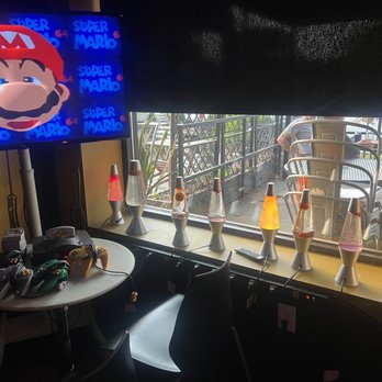 Loom - More lava lamps & a gaming area set up in the corner of the bar - Beer Bar Near Me - Indianapolis, Indiana