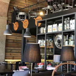 Popolo - It's a cool interior design of rustic and modern items.