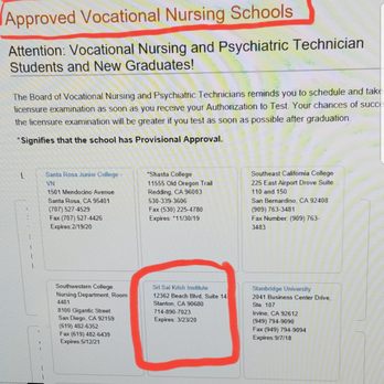 Sri Sai Krish Institute - Proof of accreditation directly from the bvnpt website. - CPR Classes Near Me - Orange, California