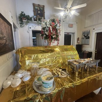 O'Dessa Blessing Restaurant - Main hall, dessert table - New American Near Me - Montgomery, Alabama