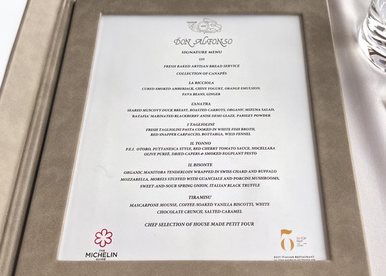 Menu photo 2 Don Alfonso 1890 Toronto, ON Menu photo 2 Don Alfonso 1890 Toronto, ON