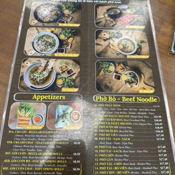 Pho Nhat Minh - Menu - Vietnamese Near Me - San Jose, California