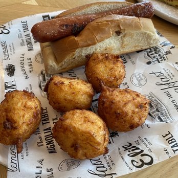 Magnolia Table - Kids Hotdog with giant tatter tots - Breakfast & Brunch Near Me - Waco, Texas Magnolia Table - Kids Hotdog with giant tatter tots - Breakfast & Brunch Near Me - Waco, Texas
