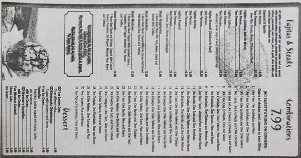 Menu photo 2 El Tapatio Gainesville, TX Menu photo 2 El Tapatio Gainesville, TX