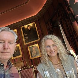 Had a magical time dining at the Rhubarb restaurant.