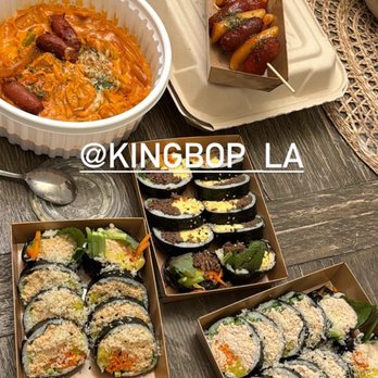 Kingbop - Combo#4 (Kimbop, Toppokki & Fried Chicken) - Korean Near Me - Los Angeles, California Kingbop - Combo#4 (Kimbop, Toppokki & Fried Chicken) - Korean Near Me - Los Angeles, California
