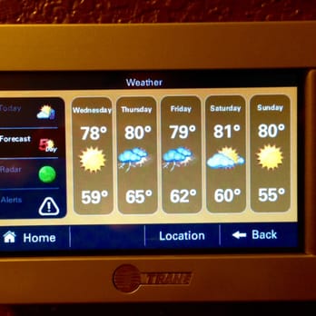 Coolinary Arts - Trane wireless/wifi Thermostat - Heating & Air Conditioning/HVAC Near Me - Dallas, Texas
