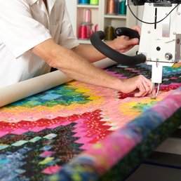 They offer long arm services for the quilters.