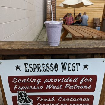Espresso West - Huckleberry shake - Cafes Near Me - West Yellowstone, Montana Espresso West - Huckleberry shake - Cafes Near Me - West Yellowstone, Montana