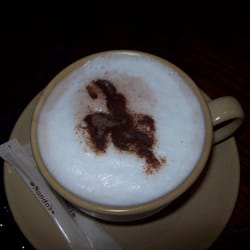 Nandos - They do hot chocolate too, for those times your too full for dessert