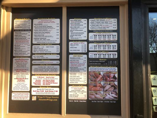 Menu photo 8 Wings-N-Things Houston, TX