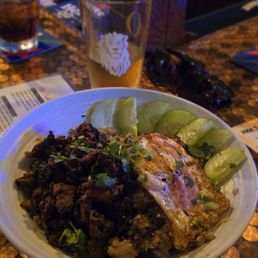 Best fried rice I've had in a long time. Al Pastor and salsa was delicious Best fried rice I've had in a long time. Al Pastor and salsa was delicious