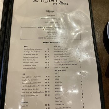 The Twist on Main - Drinks and HH menu 2022 - Cocktail Bars Near Me - Ventura, California The Twist on Main - Drinks and HH menu 2022 - Cocktail Bars Near Me - Ventura, California