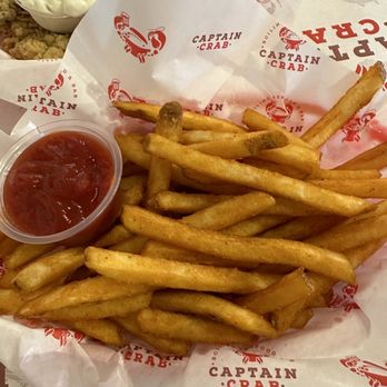 Captain Crab - French fries - Seafood Near Me - Sacramento, California Captain Crab - French fries - Seafood Near Me - Sacramento, California