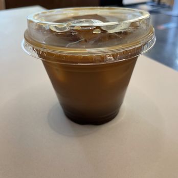 Active Passion Coffee - Iced americano with honey lavender syrup - Coffee & Tea Near Me - Houston, Texas