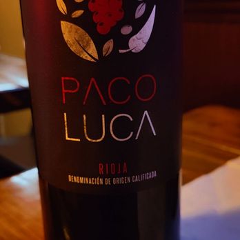 Casa d'Paco - House rioja, good tannins, dry, very drinkable - Spanish Near Me - Newark, New Jersey Casa d'Paco - House rioja, good tannins, dry, very drinkable - Spanish Near Me - Newark, New Jersey
