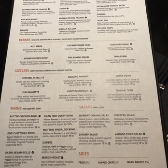 Showshaa - The Modern Taproom - Menu - Tapas Bars Near Me - Surrey, British Columbia