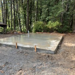 JCS Builder - Concrete and steel coming together in the woods of Humboldt County. JCS Builder started the concrete slab. slab