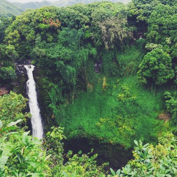 Pipiwai Trail - First falls - Hiking Near Me - Hana,, Hawaii