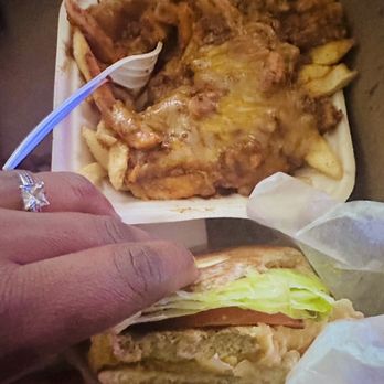 George's Burgers - Turkey burger and Chili Cheese fries - Burgers Near Me - Santa Monica, California