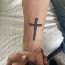 Cowboys Ta2Z & Body Piercing - This was my buddy's tattoo and he charged him a 100 bucks for this shit !!!!