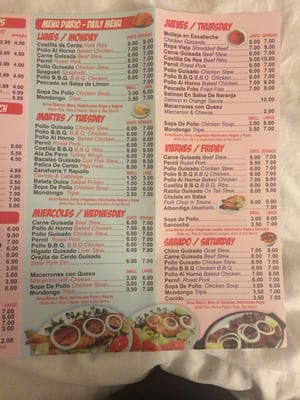 Menu photo 5 Las Americas Restaurant Jersey City, NJ