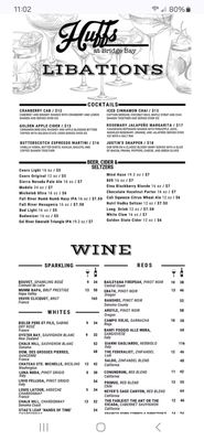 Menu photo 4 Huff's at Bridge Bay Redding, CA