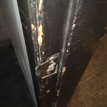 Cornerstone Management - Look how damaged the door frame is, this is in one of the main hallways. - Property Management Near Me - Edmonton, Alberta Cornerstone Management - Look how damaged the door frame is, this is in one of the main hallways. - Property Management Near Me - Edmonton, Alberta