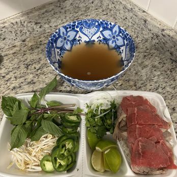 VII Asian Bistro - Delivery - Pho Soup Tai Gau (rare steak & fatty brisket) - Chinese Near Me - Oklahoma City, Oklahoma VII Asian Bistro - Delivery - Pho Soup Tai Gau (rare steak & fatty brisket) - Chinese Near Me - Oklahoma City, Oklahoma