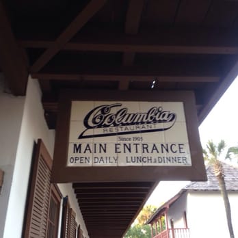 The Columbia - Spanish Near Me - St Augustine, Florida The Columbia - Spanish Near Me - St Augustine, Florida