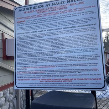 Alpine Slide At Magic Mountain - Their waiver - Go Karts Near Me - Big Bear Lake, California Alpine Slide At Magic Mountain - Their waiver - Go Karts Near Me - Big Bear Lake, California