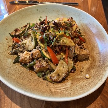 GRANVILLE - Vegan Poblano Quinoa with vegan chicken - New American Near Me - Pasadena, California