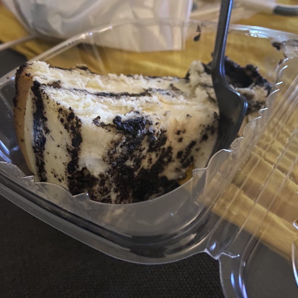 Valentino's Restaurant - Half a slice of the Oreo cheesecake... right out of the bag.. - Diners Near Me - Baltimore, Maryland Valentino's Restaurant - Half a slice of the Oreo cheesecake... right out of the bag.. - Diners Near Me - Baltimore, Maryland