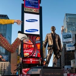 Times Square - The two most important days in your life are the day you are born and the day you find out why. -Mark Twain