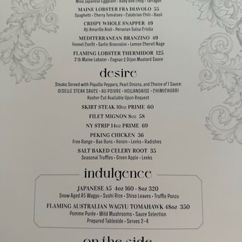Giselle Miami - Menu - Mediterranean Near Me - Miami, Florida