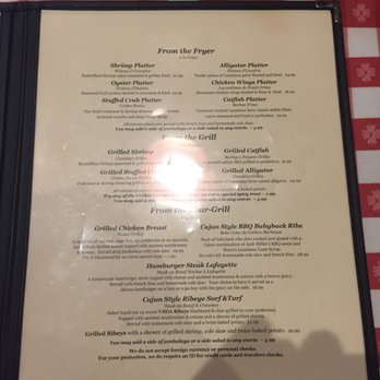 Mulate's - Menu 3 - Cajun/Creole Near Me - New Orleans, Louisiana Mulate's - Menu 3 - Cajun/Creole Near Me - New Orleans, Louisiana