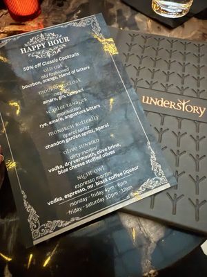 Menu photo 5 Understory Bar San Diego, CA Menu photo 5 Understory Bar San Diego, CA