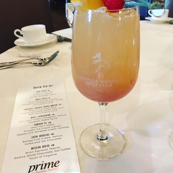 Heritage - The white sangria, pure deliciousness. - New American Near Me - Saratoga Springs, New York
