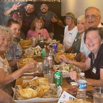 The Char Market - Group lunch with the owners looking on.  Very happy customers! - Sandwiches Near Me - Carmichael, California