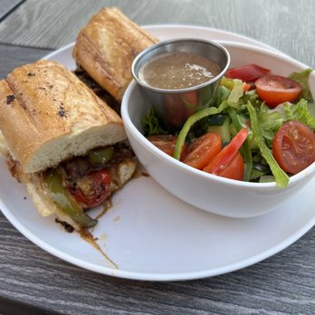 Stacked & Folded - Evanston - Bulgogi** Cheese Steak Stacked Sandwich - New American Near Me - Evanston, Illinois