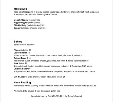 Menu photo 1 Chop Shop BBQ Rogers, AR Menu photo 1 Chop Shop BBQ Rogers, AR