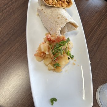 Con Huevos - Huevo con chorizo burrito, small amount of side potato. - Breakfast & Brunch Near Me - Hawthorne, California Con Huevos - Huevo con chorizo burrito, small amount of side potato. - Breakfast & Brunch Near Me - Hawthorne, California