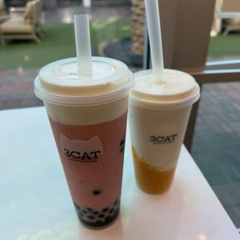 3CAT Handcrafted Beverage - Mochi Mango & Cheesy Strawberry Peach - Juice Bars & Smoothies Near Me - Tustin, California 3CAT Handcrafted Beverage - Mochi Mango & Cheesy Strawberry Peach - Juice Bars & Smoothies Near Me - Tustin, California