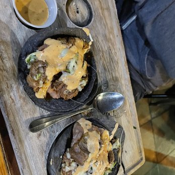 Tostadas - Birria Tostadas de Birria. Fatty meat pieces. Don't recommend. - Breakfast & Brunch Near Me - San Jose, California Tostadas - Birria Tostadas de Birria. Fatty meat pieces. Don't recommend. - Breakfast & Brunch Near Me - San Jose, California
