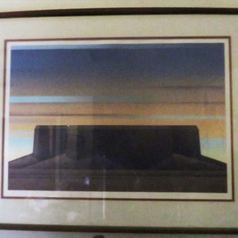 Bill's Custom Frames - Ed Mell Landscape framed at Bill's - Framing Near Me - Tempe, Arizona