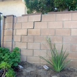 Damage from earthquake.