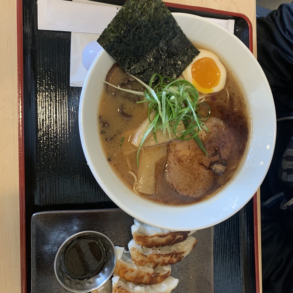 Yujo - Pork gyoza & black garlic ramen - Ramen Near Me - Indianapolis, Indiana Yujo - Pork gyoza & black garlic ramen - Ramen Near Me - Indianapolis, Indiana